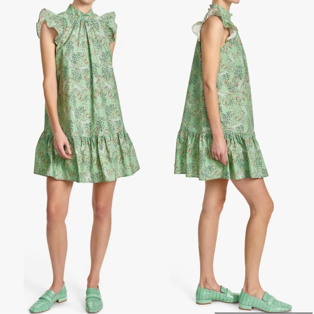 Anthropologie Corey Lynn Calter Roanne Ruffle Dress